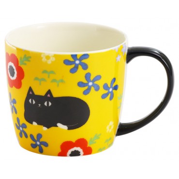 Japanese Neko Sankyodai Porcelain Cat Mug Ceramic Cup Coffee Mug 05625