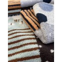 Japanese Cute Cats Pattern Cotton Hand Towel 25*25cm 03875
