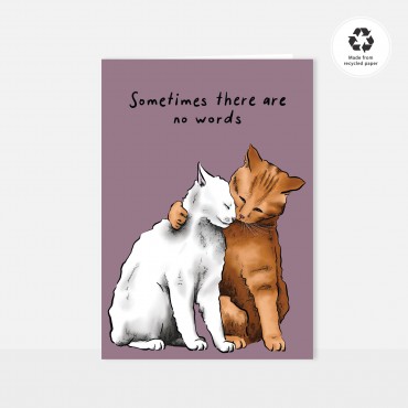 Chlo Studio Greeting Card Cat Pattern Card No Words - cat version