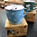 Japanese Snoopy Ceramic Coffee Mug Porcelain Cup Green 300ml