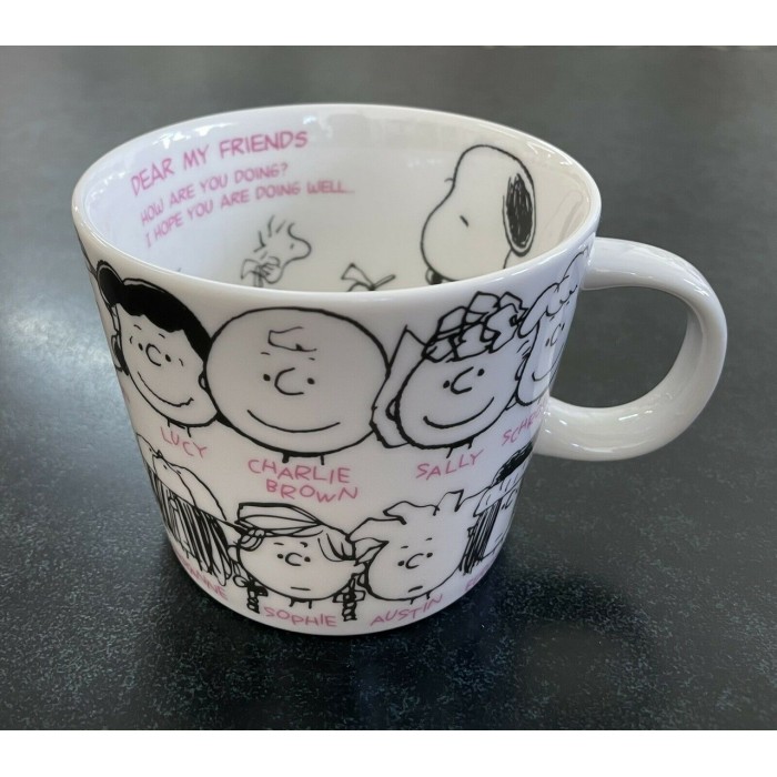 Details about   Japanese Snoopy Friends Ceramic Coffee Mug Porcelain Cup 04467 