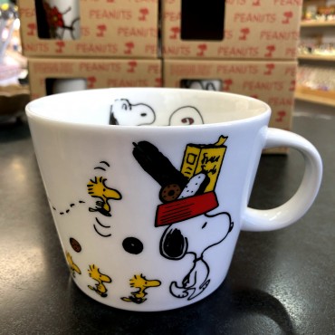Japanese Snoopy Ceramic Coffee Mug Porcelain Cup Bread