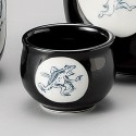 Touga Japanese Sake Cup Porcelain Cup (Chōjū-jinbutsu-giga) 50ml  05180
