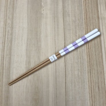 Japanese Chopsticks Natural Wood Chopsticks 23cm Purple