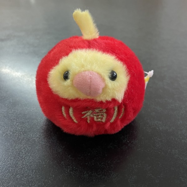 Japanese Amuse Daruma Bird Parakeet Bean Bag Soft Toy Plush Toy Small H7cm 04333