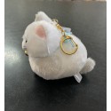 Japanese Sitting Cat Plush Keychain Soft Toy Small H9cm 05165