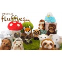 Fluffies Japanese Cute Hedgehog Plush Soft Toy Stuffed Animal Kids Gift M 21cm White