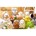 Fluffies Japanese Cute Wolf Plush Soft Toy Stuffed Animal Kids Gift Small