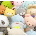 Japanese Small Panda Bear Plush Soft Toy Stuffed Animal H14cm 05068
