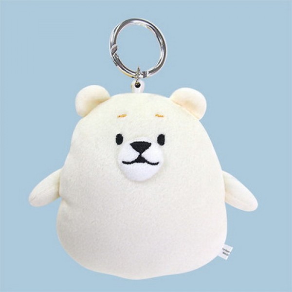 HUGHUG Japanese Polar Bear Soft Plush Card Case Card Pouch Keyring
