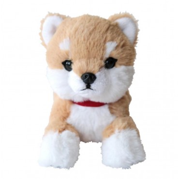 Hizawanko Beige Shiba Dog Soft Toy  26cm 05046