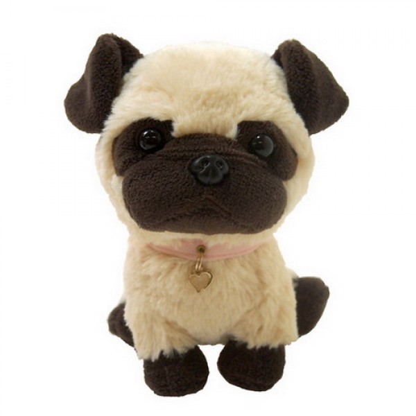 PUPS! Japanese Small Pug Puppy Soft Toy For Kids Stuffed Animal Dog Plush Toy