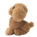 PUPS! Japanese Small Beige Poodle Puppy Soft Toy For Kids Stuffed Animal Dog Plush Toy