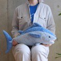Sunlemon Blue Fish Soft Toy For Kids Stuffed Animal Plush Toy 57cm