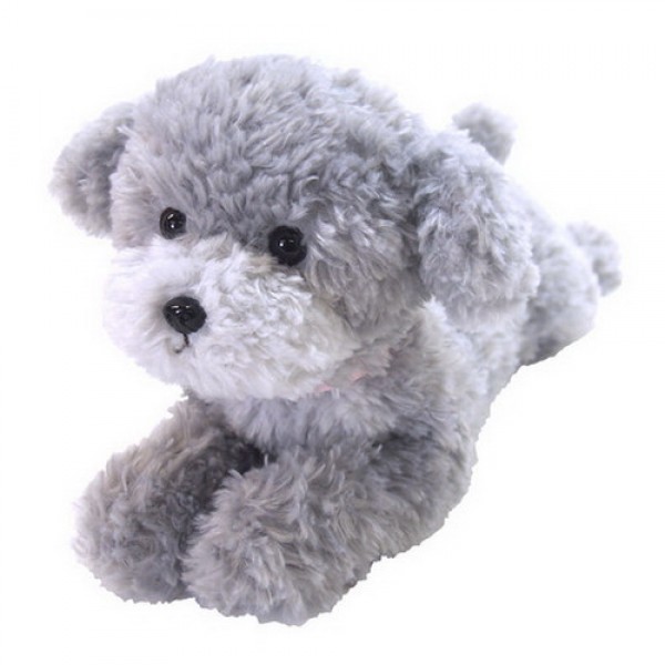 Hizawanko Grey Teddy Dog Soft Toy For Kids Stuffed Animal Plush Toy