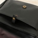 Japanese Vintage Cat Face Leather Handbag 2 Way PU Shoulder Bag White