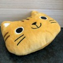 Japanese Cute Ginger Cat Face Soft Plush Card Case Card Pouch Keyring