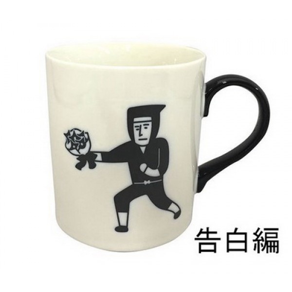 KAKUNI Japanese Ninja Daily Pottery Coffee Mug Ceramic Cup Lovers