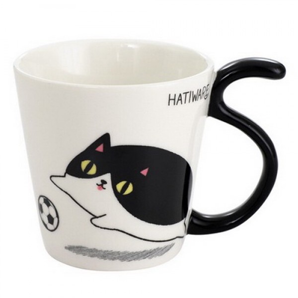 Japanese Neko Sankyodai Porcelain Cat Mug Ceramic Cup Coffee Mug Hatiware