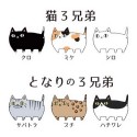 Japanese Neko Sankyodai Cat Face Coaster 2pcs in set