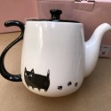 Japanese Neko Sankyodai Cat Porcelain Teapot 700ml